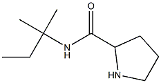 N-(2-methylbutan-2-yl)pyrrolidine-2-carboxamide 구조식 이미지