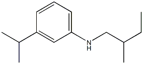 N-(2-methylbutyl)-3-(propan-2-yl)aniline Structure