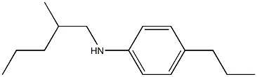 N-(2-methylpentyl)-4-propylaniline 구조식 이미지