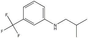 N-(2-methylpropyl)-3-(trifluoromethyl)aniline 구조식 이미지