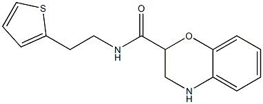 N-(2-thien-2-ylethyl)-3,4-dihydro-2H-1,4-benzoxazine-2-carboxamide Structure