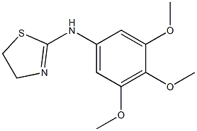 N-(3,4,5-trimethoxyphenyl)-4,5-dihydro-1,3-thiazol-2-amine Structure