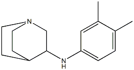 N-(3,4-dimethylphenyl)-1-azabicyclo[2.2.2]octan-3-amine Structure