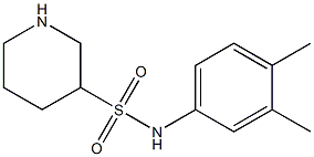 N-(3,4-dimethylphenyl)piperidine-3-sulfonamide 구조식 이미지