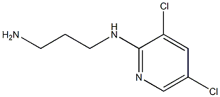 N-(3,5-dichloropyridin-2-yl)propane-1,3-diamine 구조식 이미지