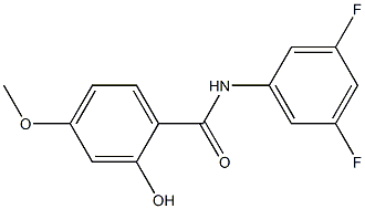 N-(3,5-difluorophenyl)-2-hydroxy-4-methoxybenzamide Structure
