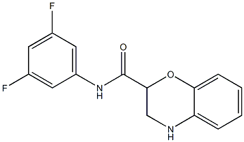 N-(3,5-difluorophenyl)-3,4-dihydro-2H-1,4-benzoxazine-2-carboxamide Structure