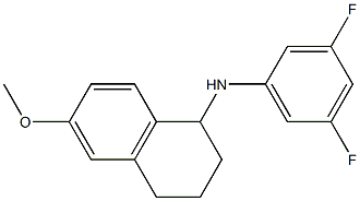 N-(3,5-difluorophenyl)-6-methoxy-1,2,3,4-tetrahydronaphthalen-1-amine Structure