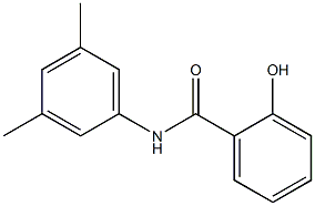 N-(3,5-dimethylphenyl)-2-hydroxybenzamide Structure