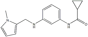 N-(3-{[(1-methyl-1H-pyrrol-2-yl)methyl]amino}phenyl)cyclopropanecarboxamide Structure