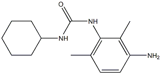 N-(3-amino-2,6-dimethylphenyl)-N'-cyclohexylurea Structure