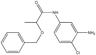 N-(3-amino-4-chlorophenyl)-2-(benzyloxy)propanamide Structure