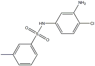 N-(3-amino-4-chlorophenyl)-3-methylbenzenesulfonamide Structure