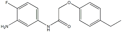 N-(3-amino-4-fluorophenyl)-2-(4-ethylphenoxy)acetamide Structure