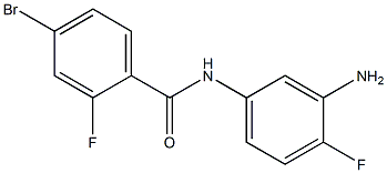 N-(3-amino-4-fluorophenyl)-4-bromo-2-fluorobenzamide Structure