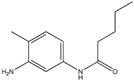 N-(3-amino-4-methylphenyl)pentanamide 구조식 이미지