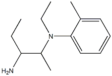 N-(3-aminopentan-2-yl)-N-ethyl-2-methylaniline 구조식 이미지