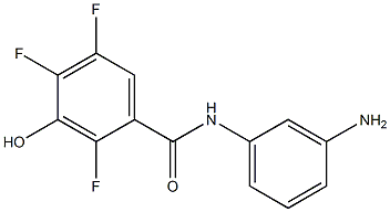 N-(3-aminophenyl)-2,4,5-trifluoro-3-hydroxybenzamide Structure