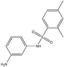 N-(3-aminophenyl)-2,4-dimethylbenzene-1-sulfonamide Structure