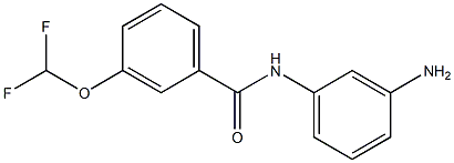 N-(3-aminophenyl)-3-(difluoromethoxy)benzamide 구조식 이미지