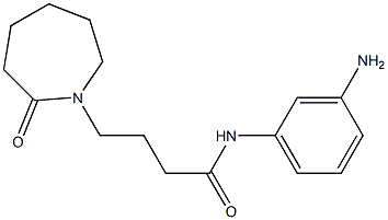 N-(3-aminophenyl)-4-(2-oxoazepan-1-yl)butanamide Structure