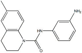 N-(3-aminophenyl)-6-methyl-1,2,3,4-tetrahydroquinoline-1-carboxamide Structure