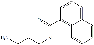 N-(3-aminopropyl)-1-naphthamide Structure