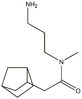 N-(3-aminopropyl)-2-{bicyclo[2.2.1]heptan-2-yl}-N-methylacetamide 구조식 이미지