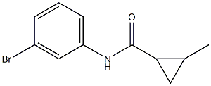 N-(3-bromophenyl)-2-methylcyclopropanecarboxamide Structure