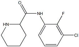 N-(3-chloro-2-fluorophenyl)piperidine-2-carboxamide Structure