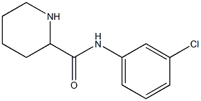 N-(3-chlorophenyl)piperidine-2-carboxamide 구조식 이미지