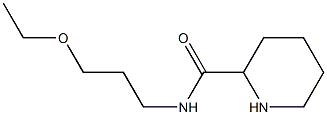 N-(3-ethoxypropyl)piperidine-2-carboxamide 구조식 이미지