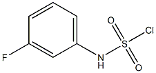 N-(3-fluorophenyl)sulfamoyl chloride Structure