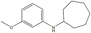 N-(3-methoxyphenyl)cycloheptanamine 구조식 이미지