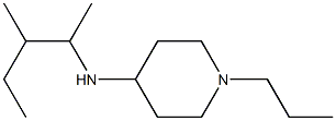 N-(3-methylpentan-2-yl)-1-propylpiperidin-4-amine 구조식 이미지