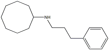 N-(3-phenylpropyl)cyclooctanamine 구조식 이미지