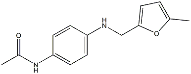 N-(4-{[(5-methylfuran-2-yl)methyl]amino}phenyl)acetamide 구조식 이미지