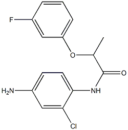 N-(4-amino-2-chlorophenyl)-2-(3-fluorophenoxy)propanamide Structure