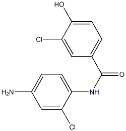 N-(4-amino-2-chlorophenyl)-3-chloro-4-hydroxybenzamide Structure