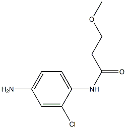 N-(4-amino-2-chlorophenyl)-3-methoxypropanamide Structure