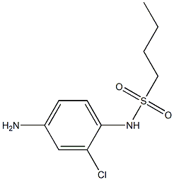 N-(4-amino-2-chlorophenyl)butane-1-sulfonamide Structure