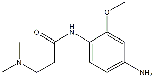 N-(4-amino-2-methoxyphenyl)-3-(dimethylamino)propanamide Structure