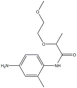 N-(4-amino-2-methylphenyl)-2-(2-methoxyethoxy)propanamide Structure
