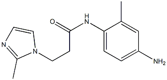 N-(4-amino-2-methylphenyl)-3-(2-methyl-1H-imidazol-1-yl)propanamide Structure