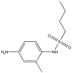 N-(4-amino-2-methylphenyl)butane-1-sulfonamide 구조식 이미지