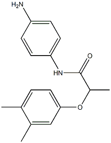 N-(4-aminophenyl)-2-(3,4-dimethylphenoxy)propanamide Structure