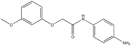 N-(4-aminophenyl)-2-(3-methoxyphenoxy)acetamide Structure