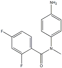 N-(4-aminophenyl)-2,4-difluoro-N-methylbenzamide Structure