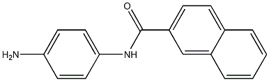 N-(4-aminophenyl)-2-naphthamide Structure