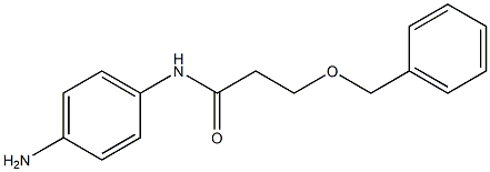 N-(4-aminophenyl)-3-(benzyloxy)propanamide 구조식 이미지